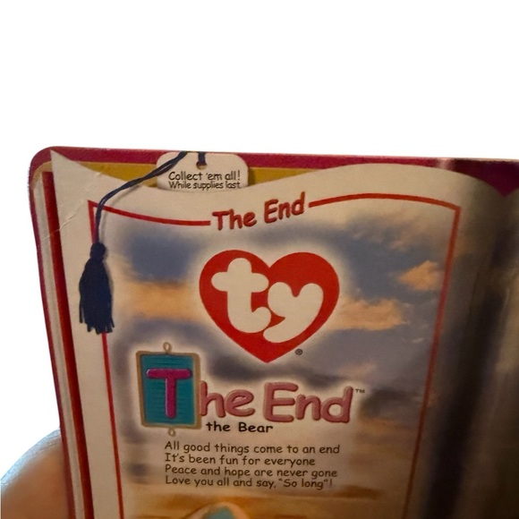 Ty Beanie Baby The End 1999 Y2k Millennium Teddy Bear. New In Box. - Picture 10 of 12